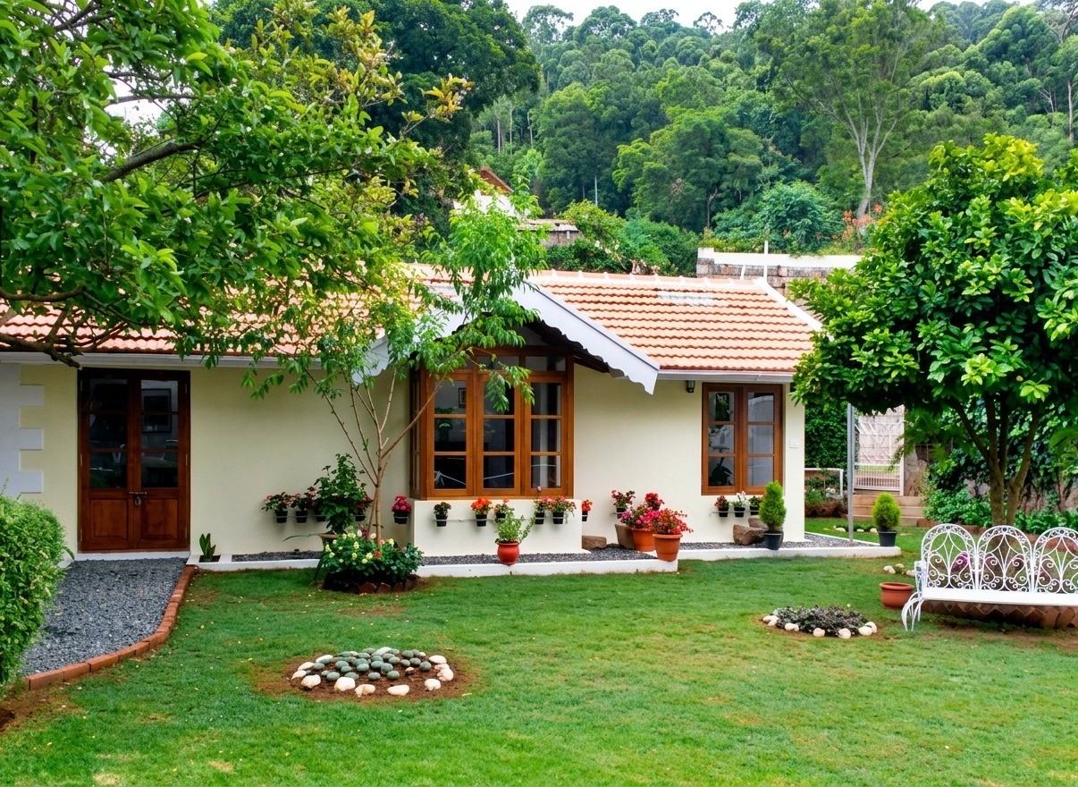 United Consultants — colonial hillside residence